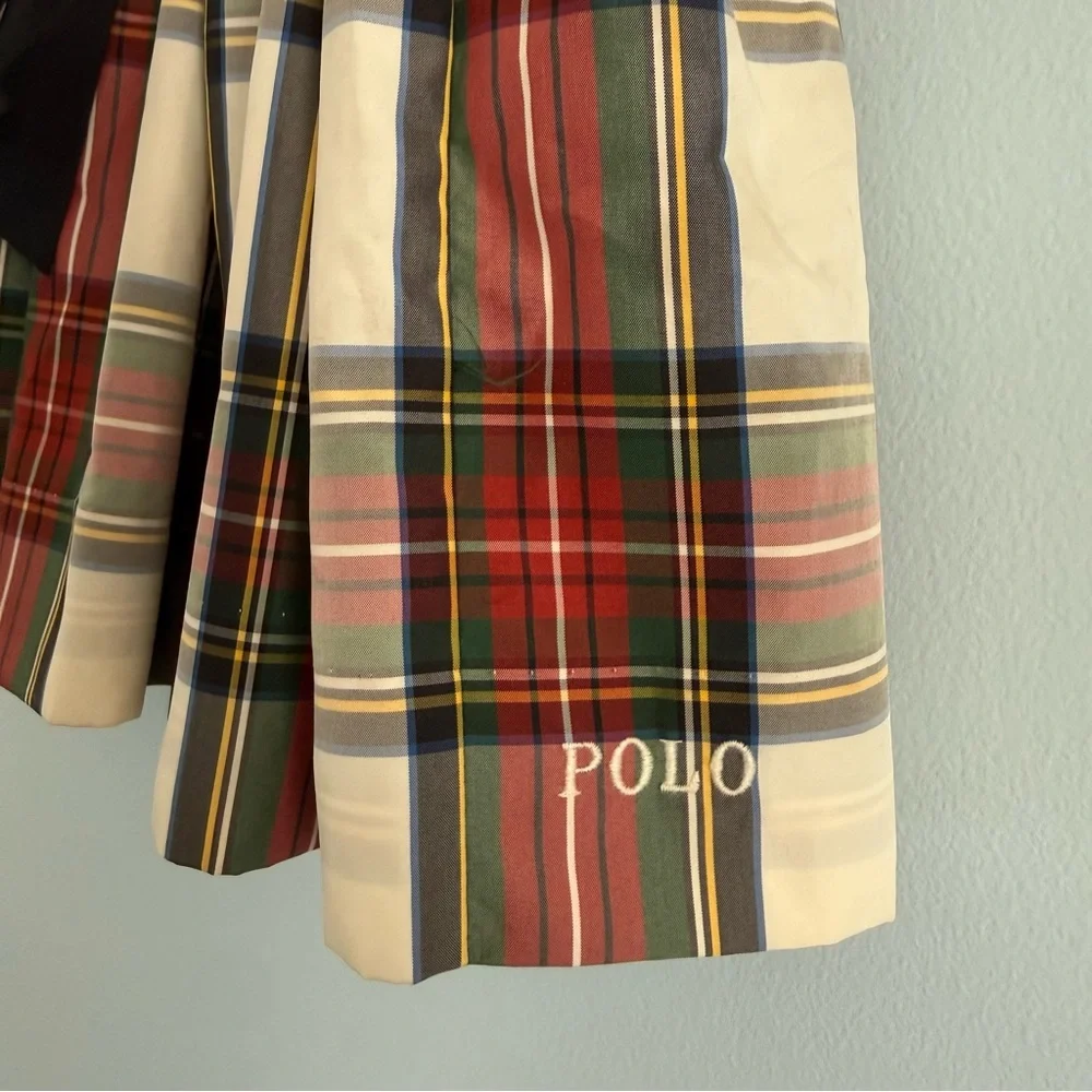 Polo Ralph Lauren Plaid Taffeta Sleeveless Dress‎ Size 3T